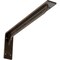 Ekena Millwork Embrey Steel Bracket, Antiqued Bronze 2"W x 18"D x 6 1/2"H BKTM02X18X06EBABZ - alternate 1